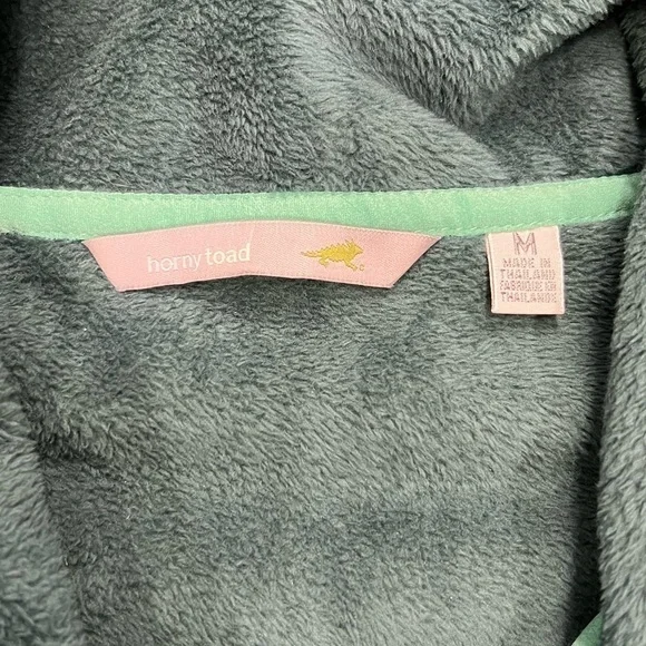 Horny Toad Green Fleece Vest Super Soft Size Medium - Picture 3 of 10